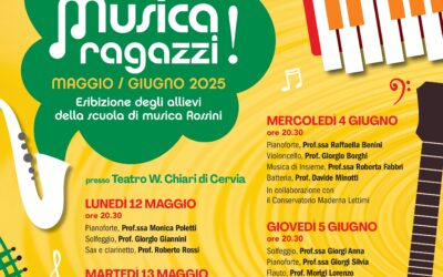 “Musica Ragazzi!”: esibizioni di fine anno della scuola Rossini