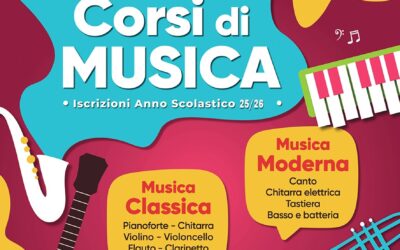 Dal 1° ottobre la Scuola riapre le porte: un anno di musica per tutte le età